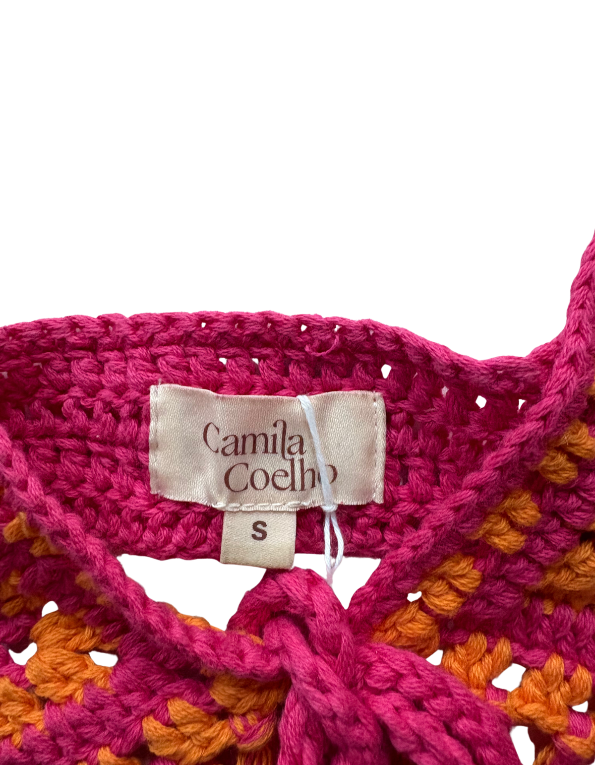 Camila Coelho - Mira Hand Crochet Fringe Top - S (Like-New)