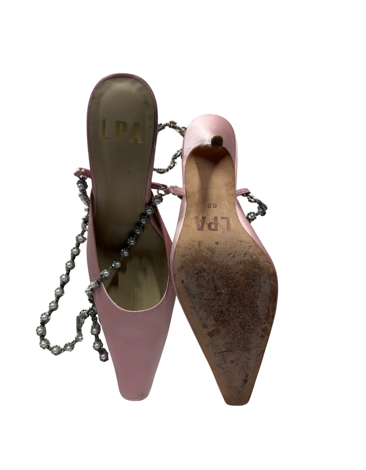 LPA - Pearl Ankle Strap Heel - US 6.5 (Gently Used)
