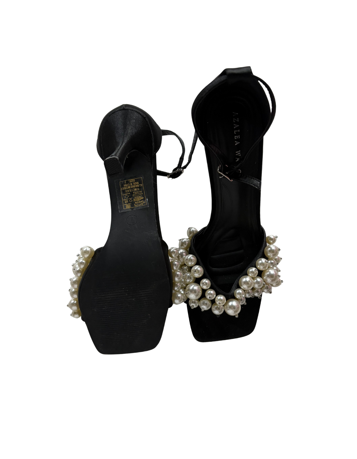 Azalea Wang - Black Stiletto Sandal - US7 (Like-New)