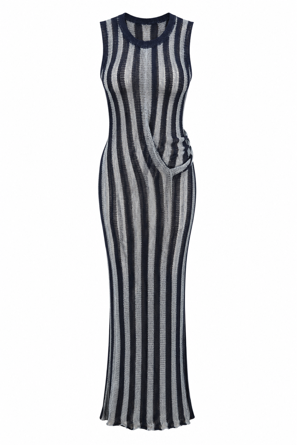 gray striped maxi dress The Find Black & Silver Knit Cutout (New With Tags) – DETOURE and maxi silhouette Color:Leapord Pink Beige Cotton Linen Paneled fiona121824