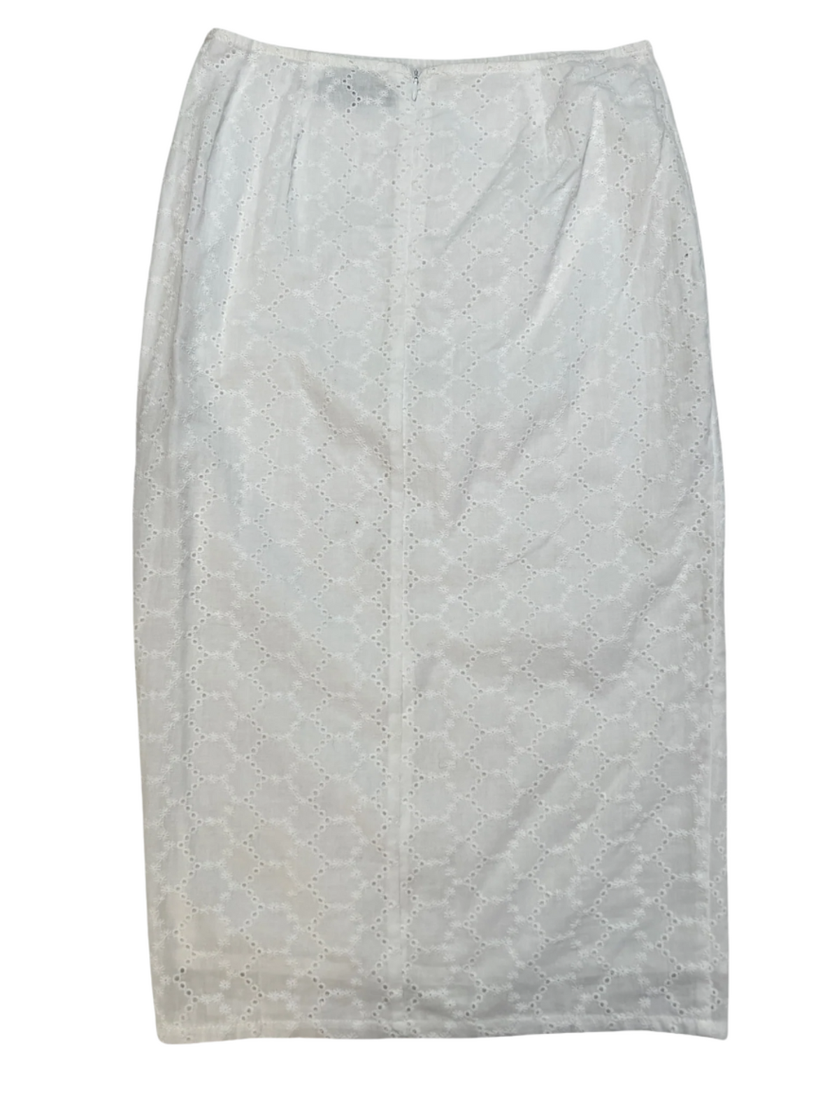 Lioness- White Lace Midi Skirt