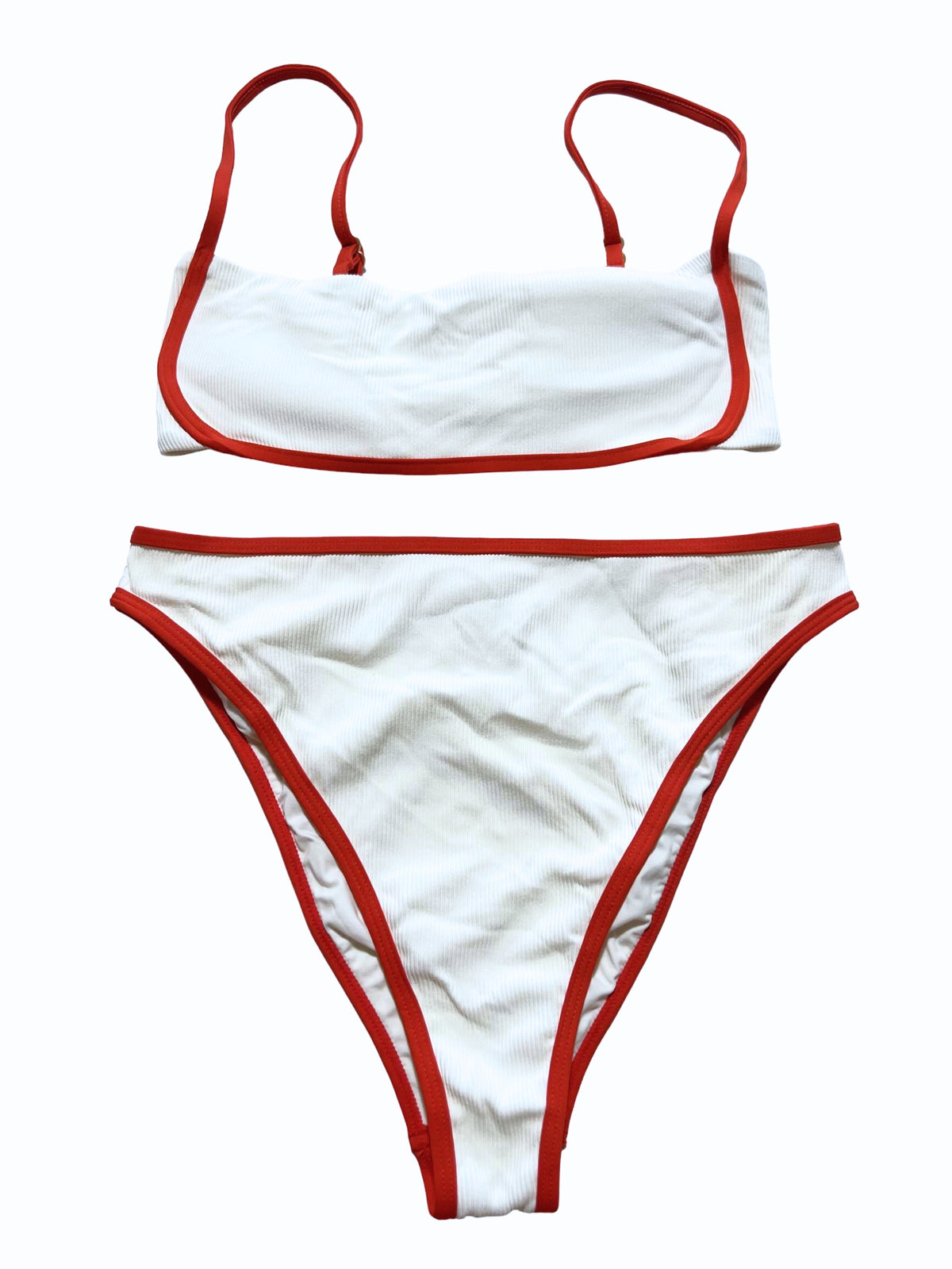 L Space - Red and White Bikini Set