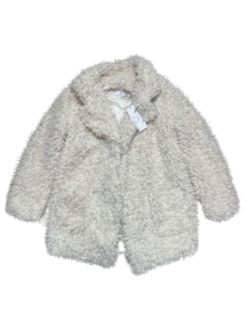 Sage The Label- White Fur Coat NEW WITH TAGS!