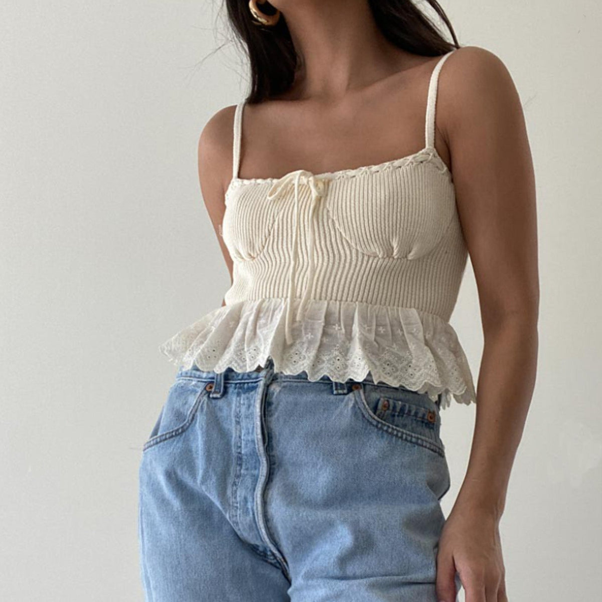 Arielle Knit Corset Top - FINAL SALE