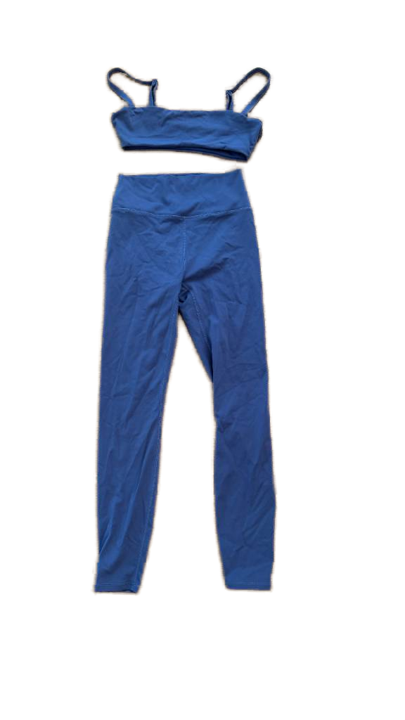 WEWOREWHAT - Blue Activewear Set - Size S (Gently Used)