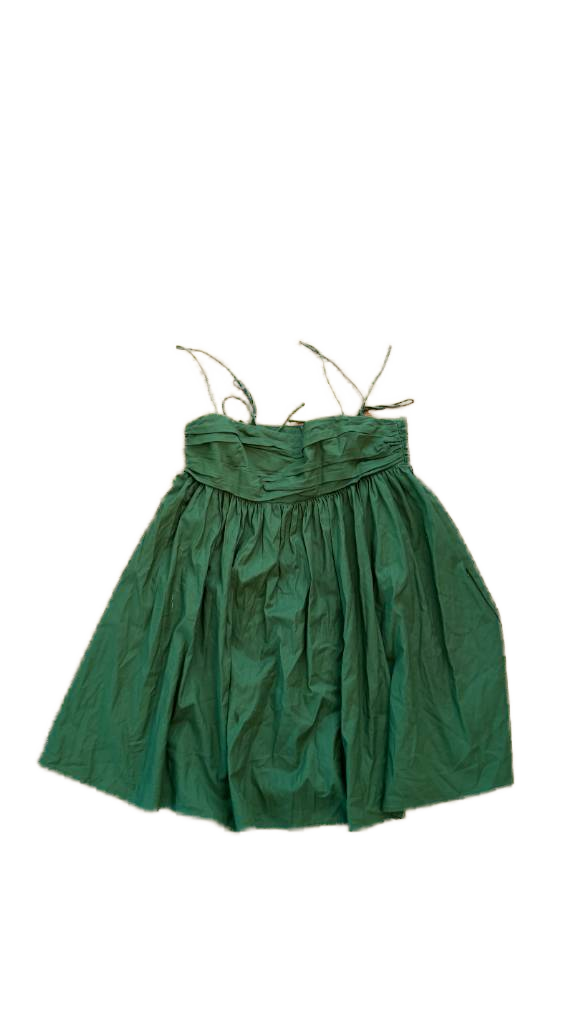 Reformation Catarina Babydoll Mini Dress - Green - Size 6 (Like New)