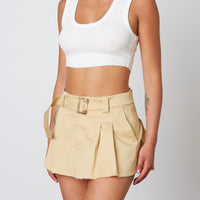 Aubrey Pleated Cargo Mini Skirt - FINAL SALE