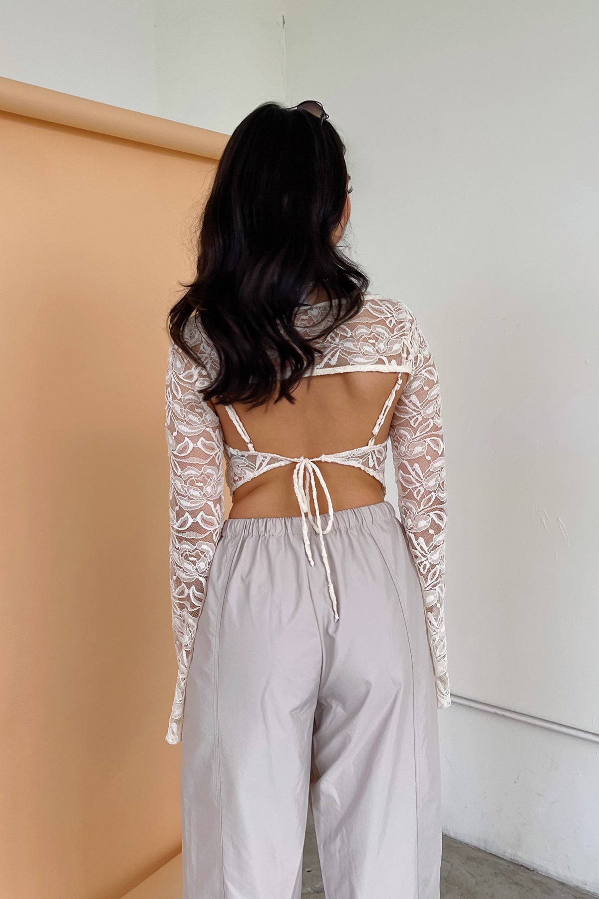 RBL FLW New Crush Cream Lace Tank and Bolero Set - FINAL SALE