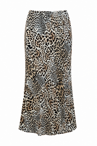 Zara - Cheetah Print Midi Skirt - Size XS (Like New)