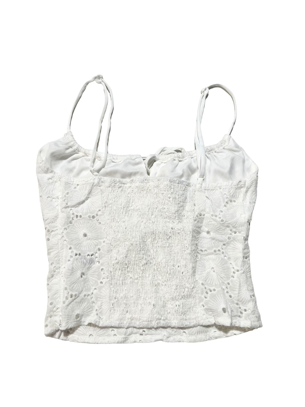 Et Clet- White Lace Tank Top