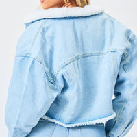 Dominique Denim Sherpa Jacket - FINAL SALE