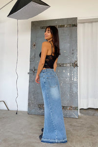 Big City Denim Maxi Skirt - FINAL SALE