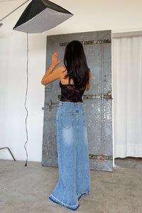 Big City Denim Maxi Skirt - FINAL SALE