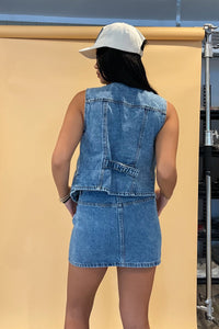 Britt Denim Cargo Skirt - FINAL SALE