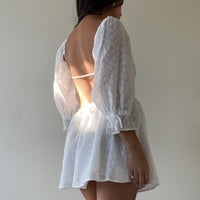 Rima Cut Out Eyelet Mini Dress - FINAL SALE