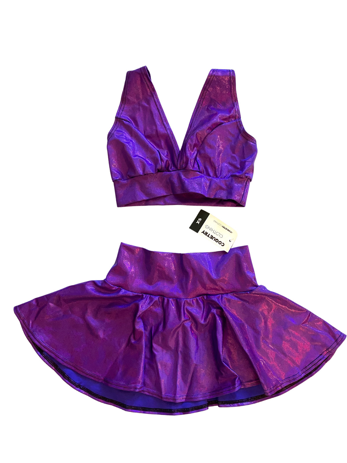 Coquetry Clothing Purple Two Piece Set - NEW WITH TAGS