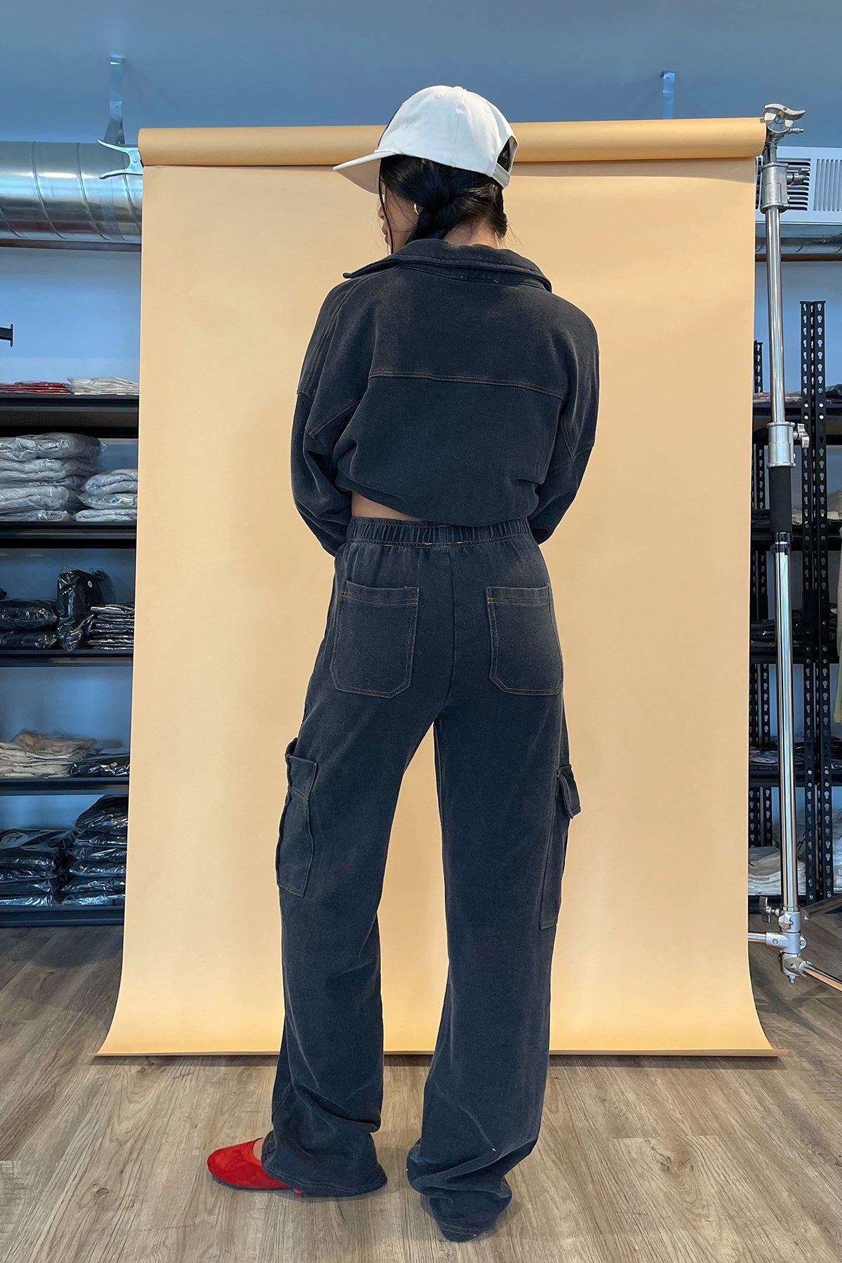 Staying Busy Vintage Black Cargo Pants - FINAL SALE