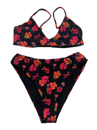 Leni Swims - Black Floral Bikini