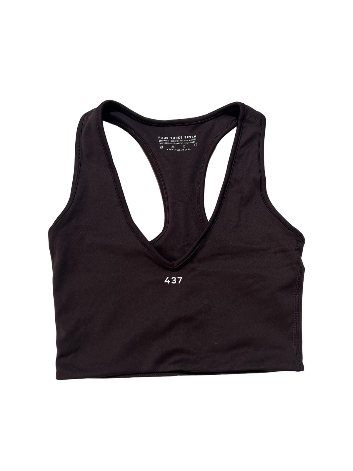 437 - Brown Sports Bra