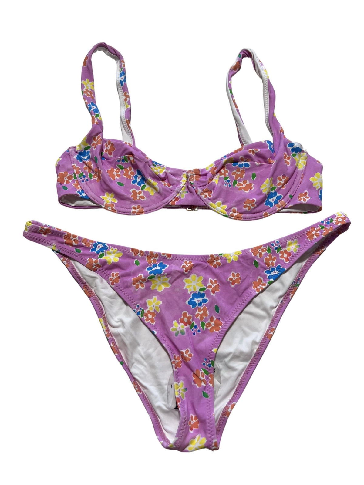 Princess Polly - Purple Floral Bikini Set