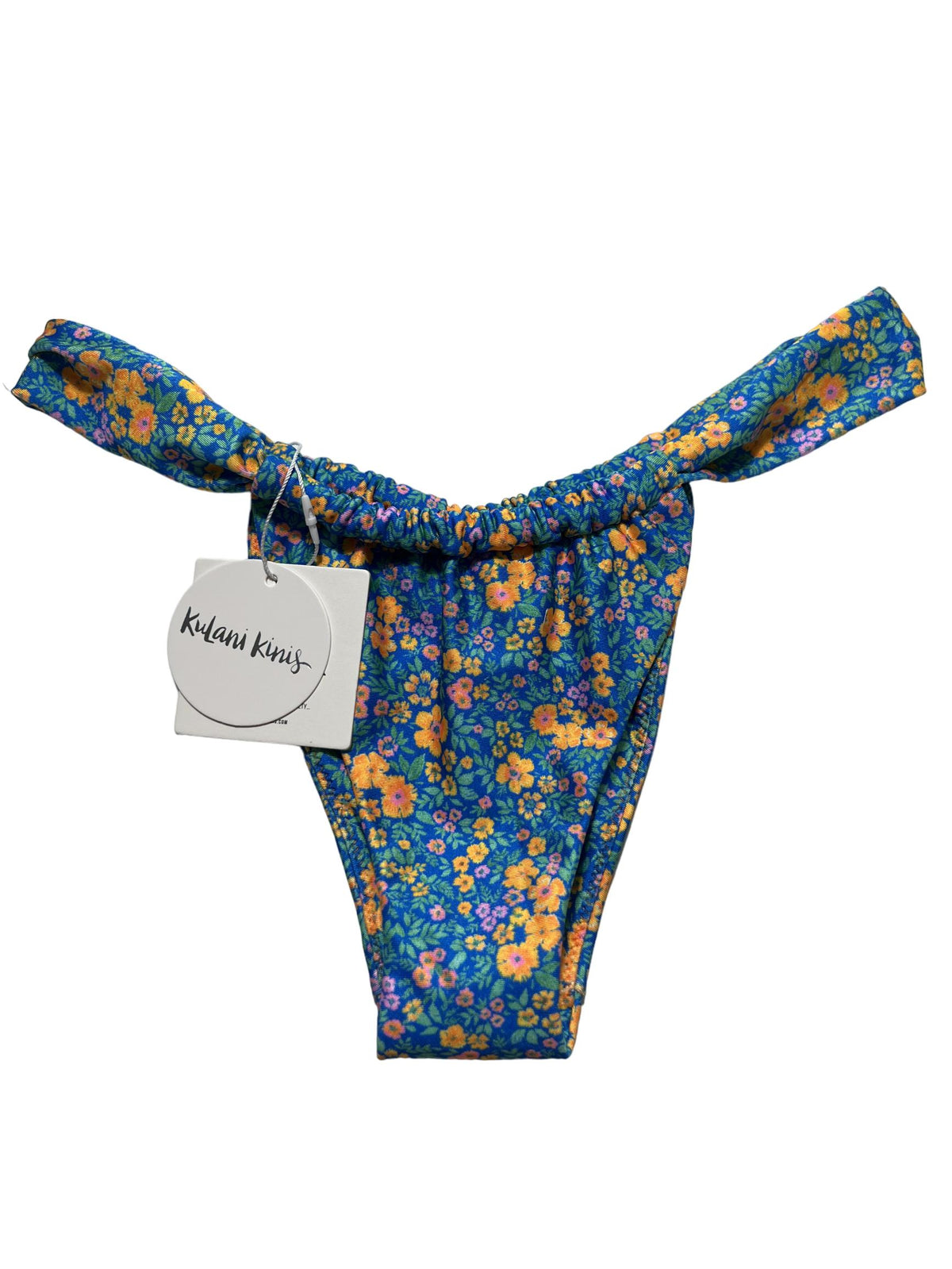 Kulani Kinis - Blue Floral Bikini Bottom