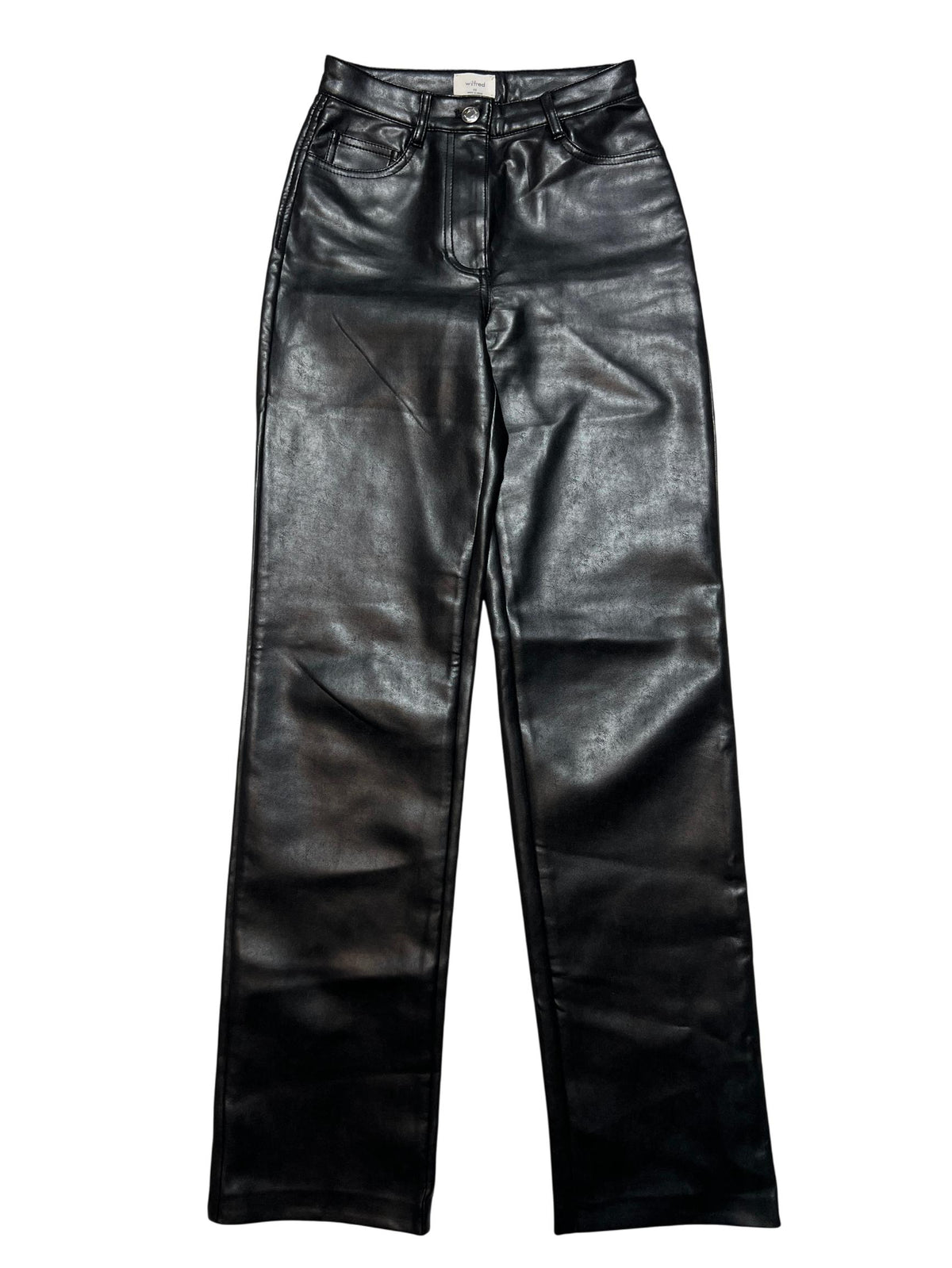 Wilfred - Black Pleather Pant