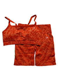 Gymshark - Orange Camo Matching Set