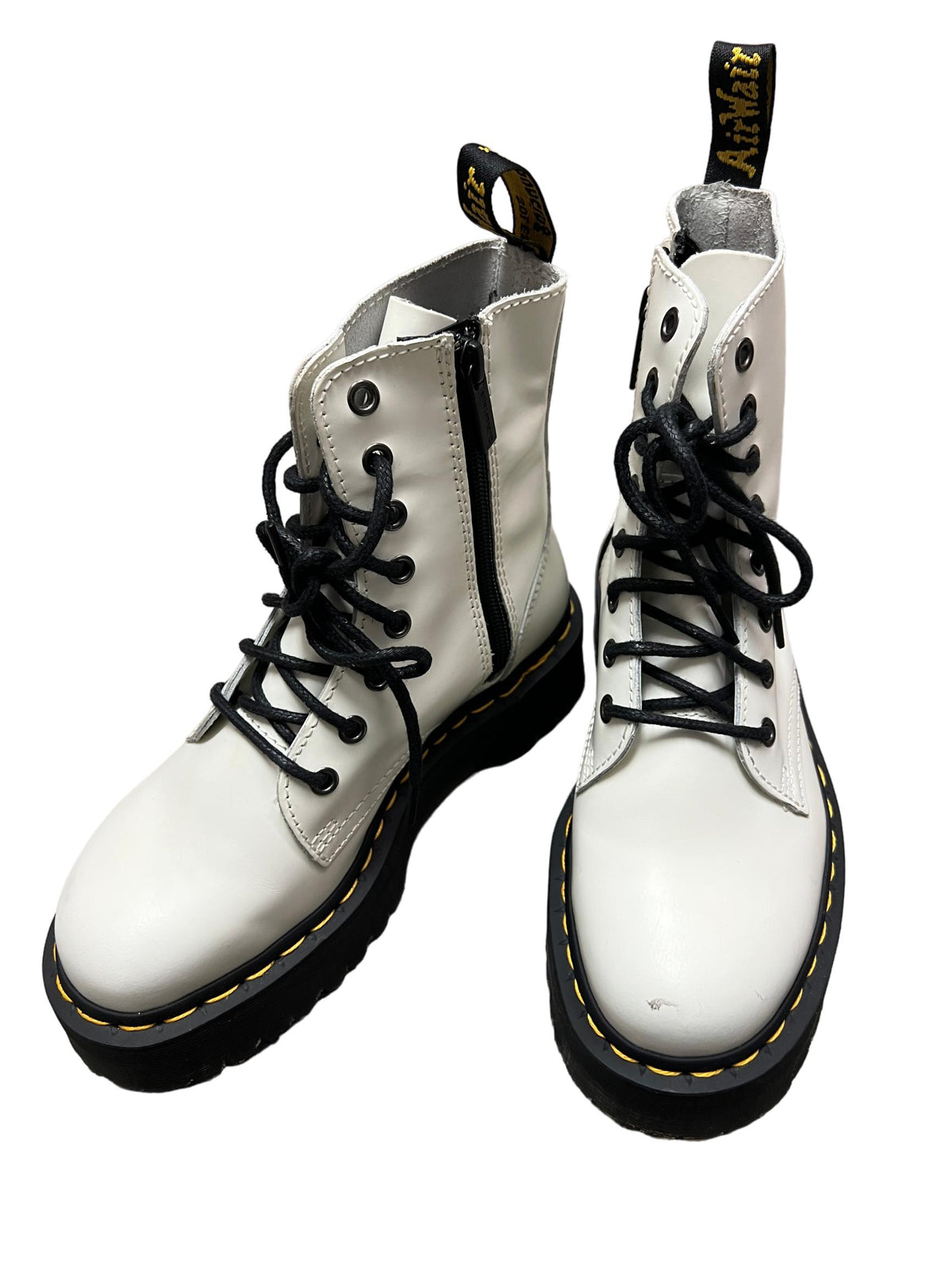 Dr. Martens - White Combat Boots