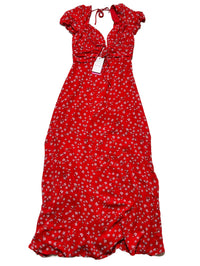 Beginning Boutique - Red Floral Dress - New With Tags