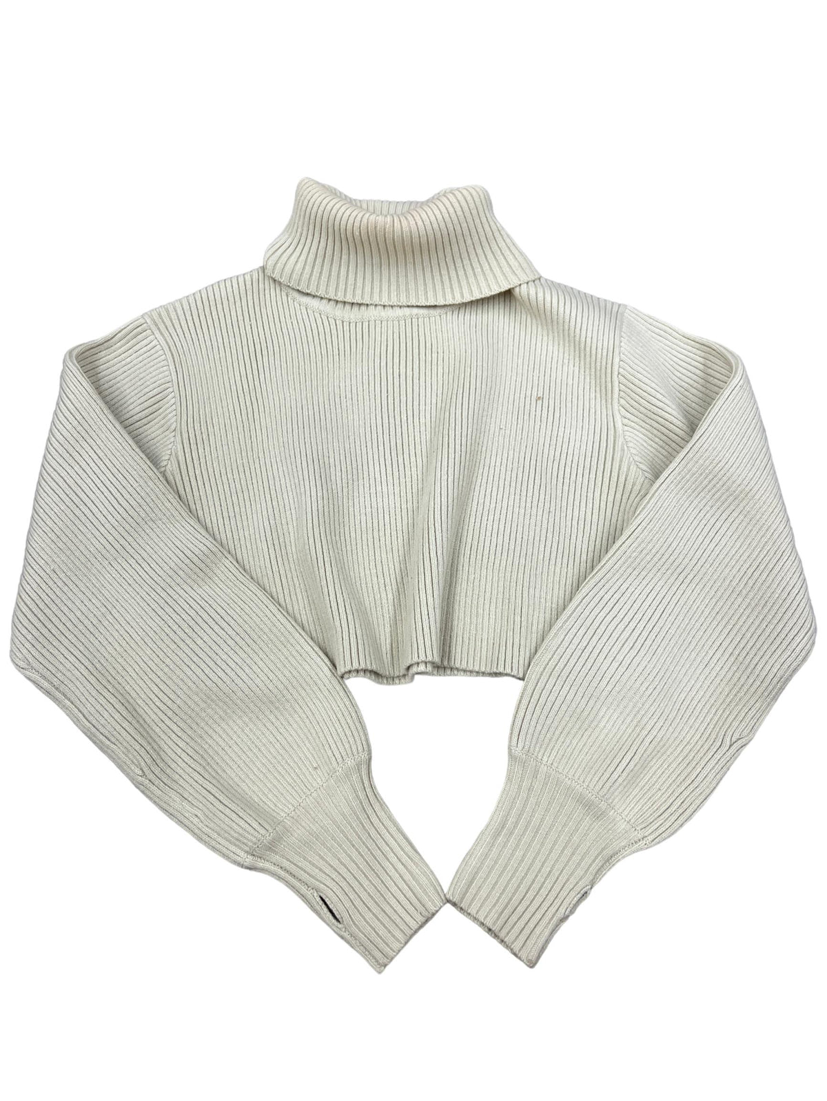 Honey Punch - White Knit Turtleneck Sweater