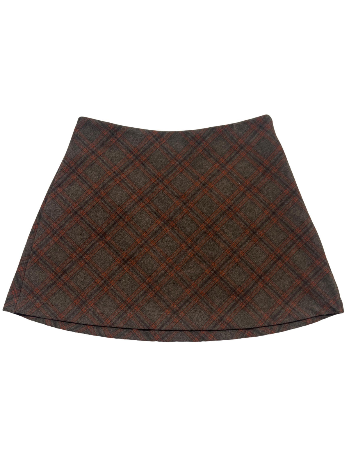 Princess Polly - Brown Plaid Mini Skirt