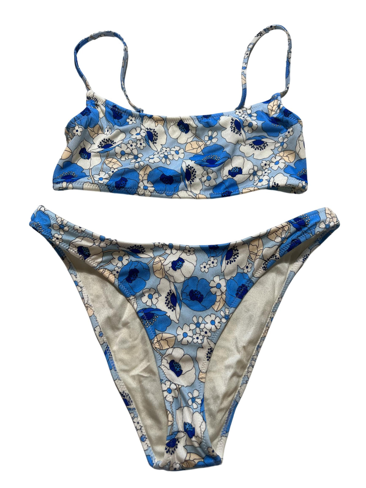 Triangl - Blue Floral Bikini Set