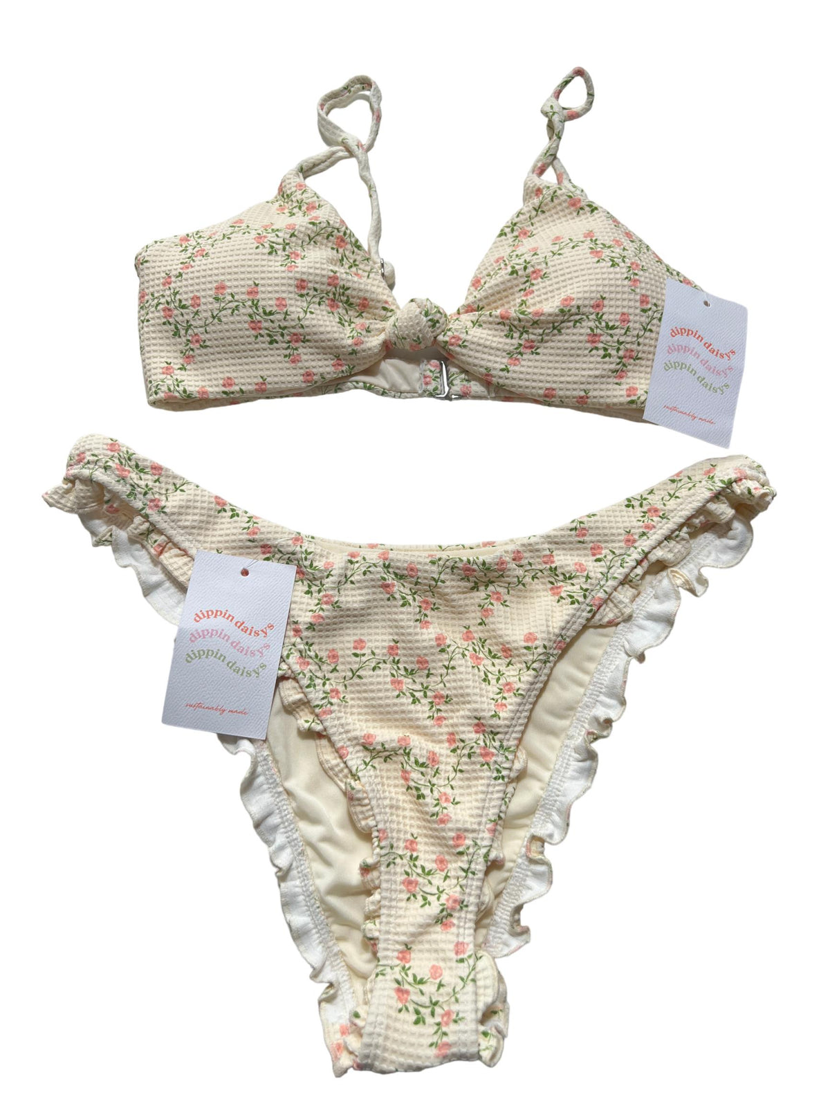 Dippin' Daisy's - Pink Floral Bikini - New With Tags