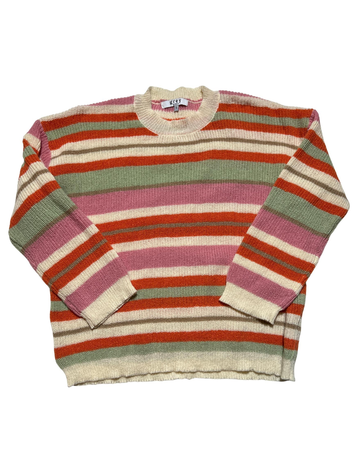 Grey Bandit - Multi Striped Sweater