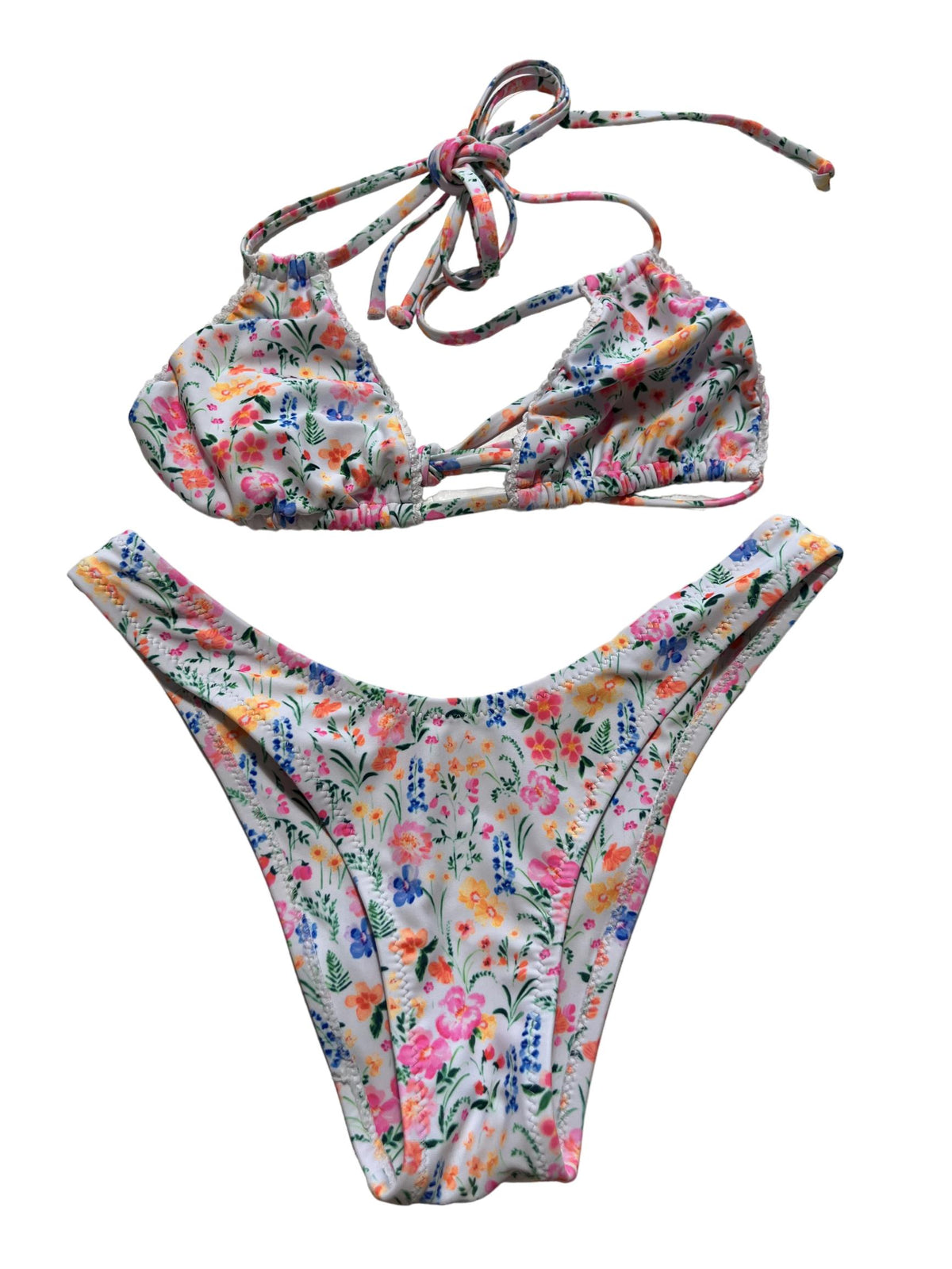 Kulani Kinis - White Floral Bikini