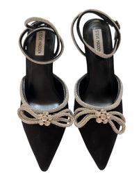 Steve Madden - Black Rhinestone Boww Heel