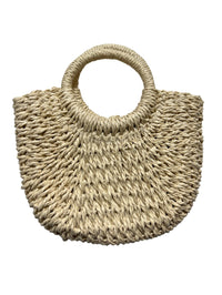 Tan Ratan Handbag