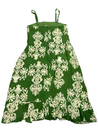 Real Clothing Co - Green Floral Knee Length Dress