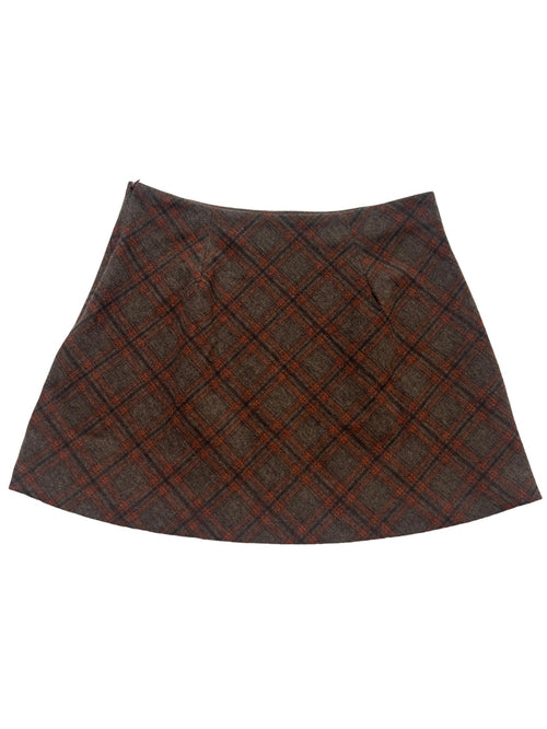 Princess Polly - Brown Plaid Mini Skirt