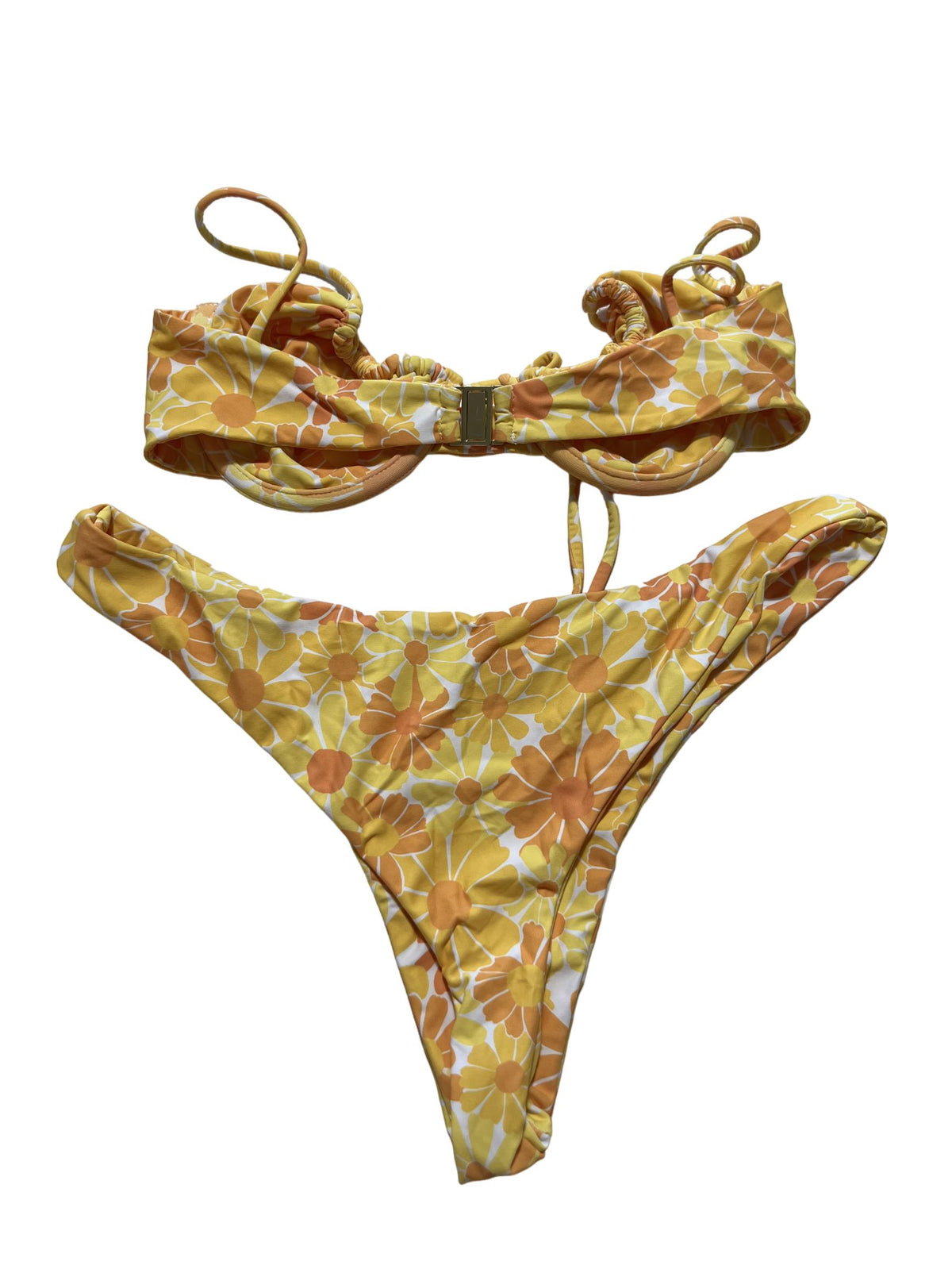 Sunbleached - Yellow And Orange Floral Bikini