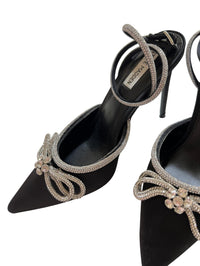 Steve Madden - Black Rhinestone Boww Heel