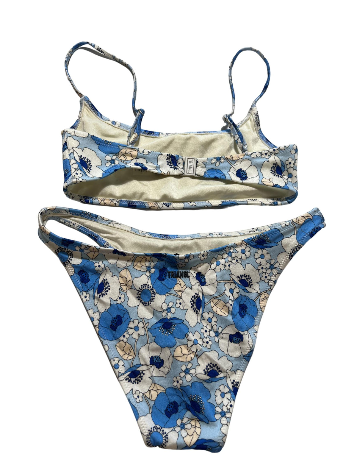 Triangl - Blue Floral Bikini Set