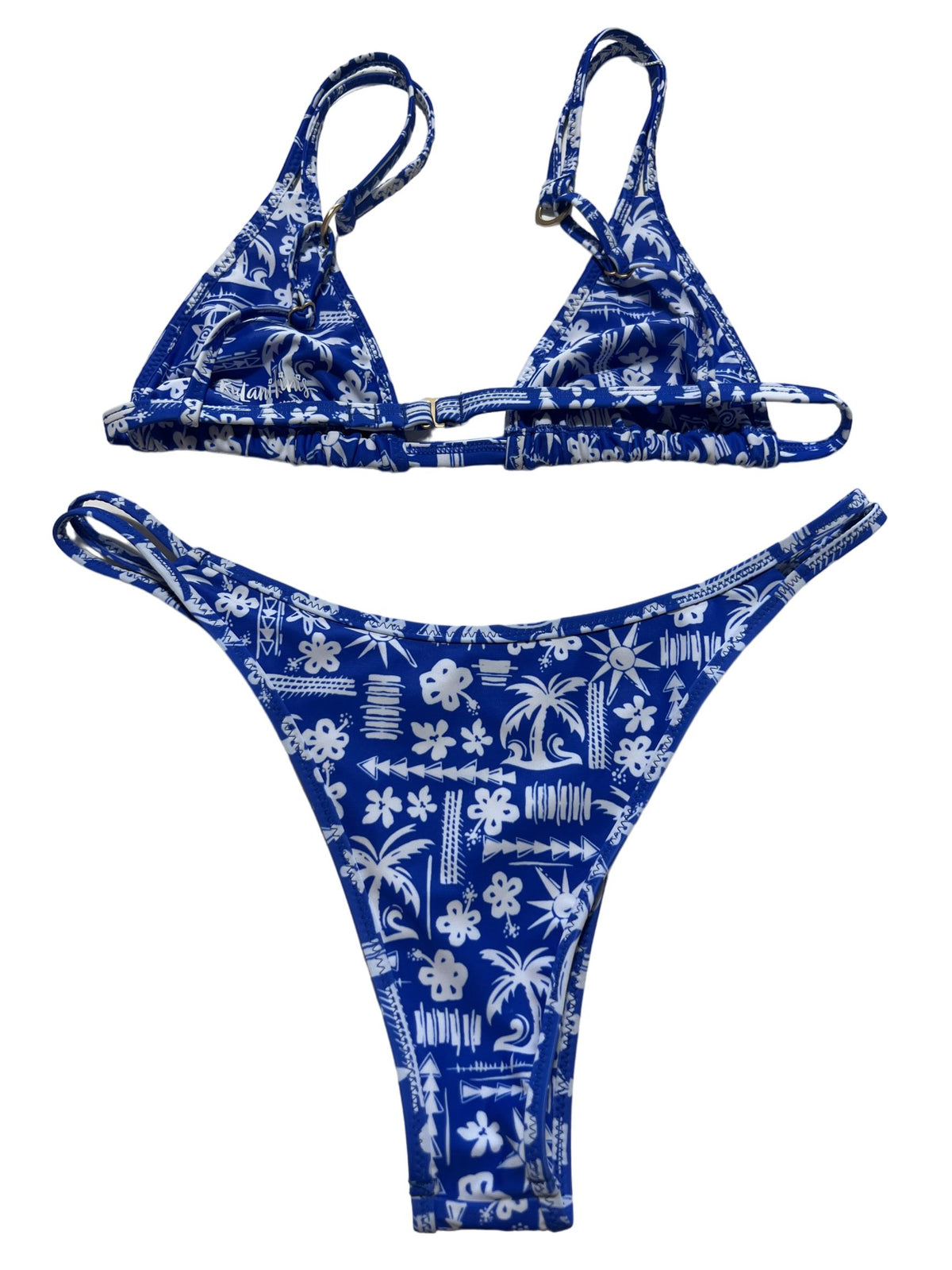 Kulani Kinis - Blue Floral Bikini - NEW WITH TAGS