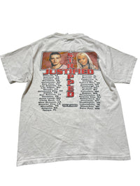 Justified - White Vintage Graphic T-shirt