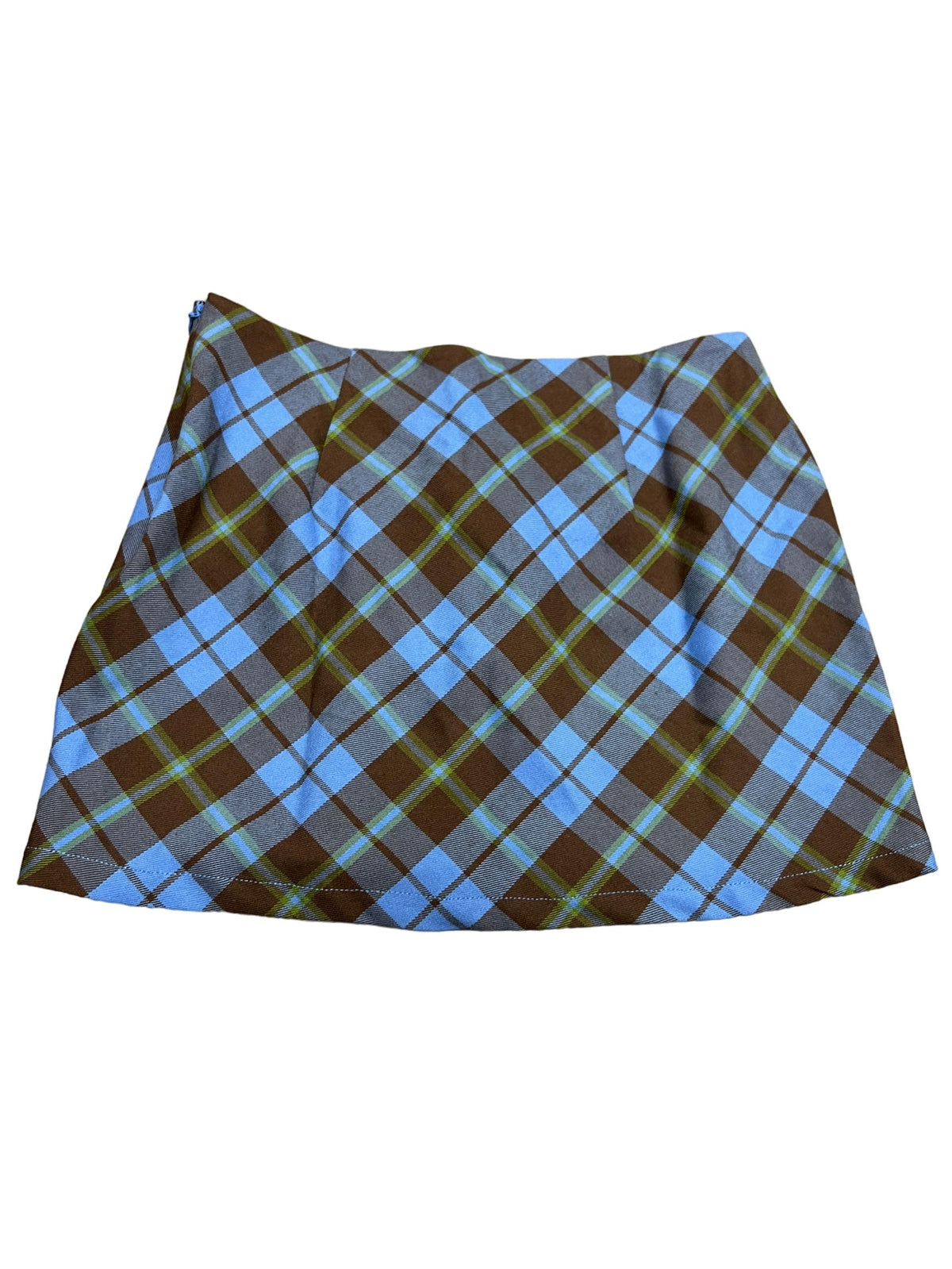 Urban Outfitters - Blue Plaid Mini Skirt - New With Tags