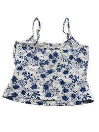 Beginning Boutique - Blue "Andie" Floral Tank Top - New With Tags