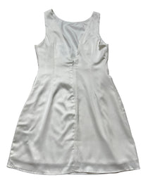 Lulus - White Satin Dress