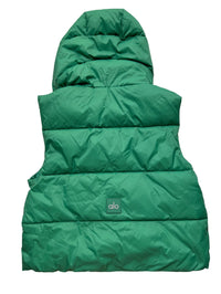 Alo - Green "Gold Rush" Puffer Vest