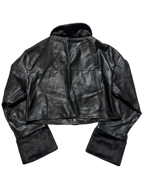 Emory Park - Black Fur Collar Jacket