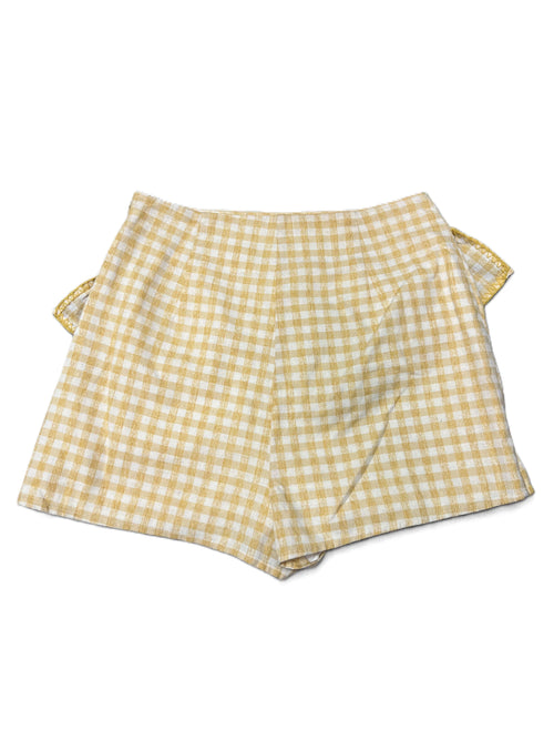 Tularosa- Yellow Plaid Skort